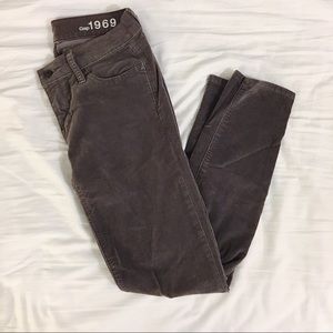 Velvety brown jeans